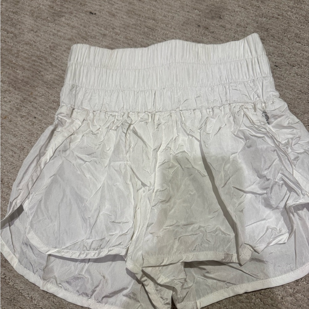 Free People White Athletic Shorts